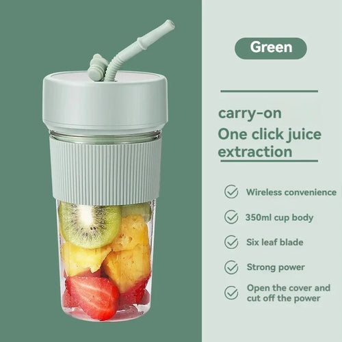Electric Fruit Juicer Wireless Blender